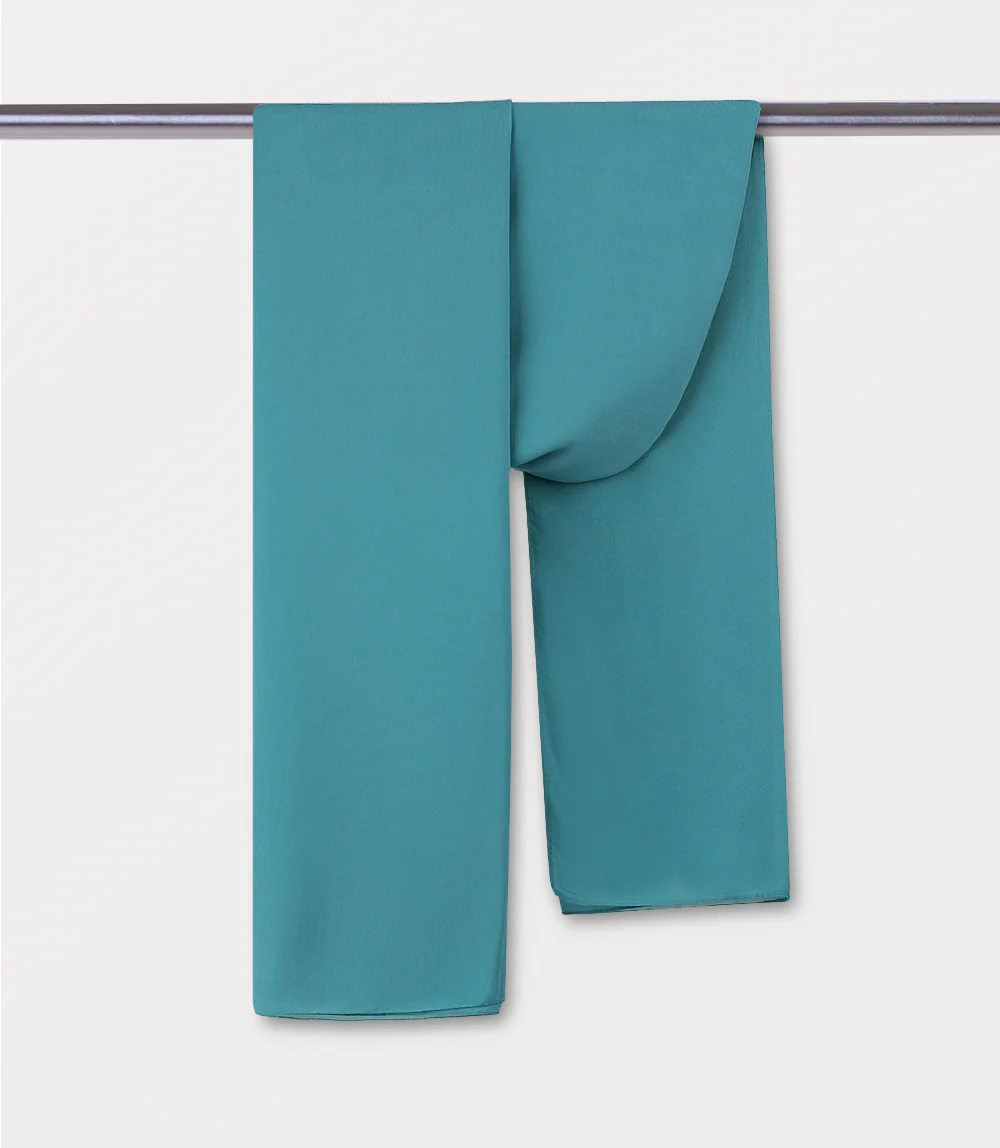 Women Scarf-SEA GREEN - Image 3