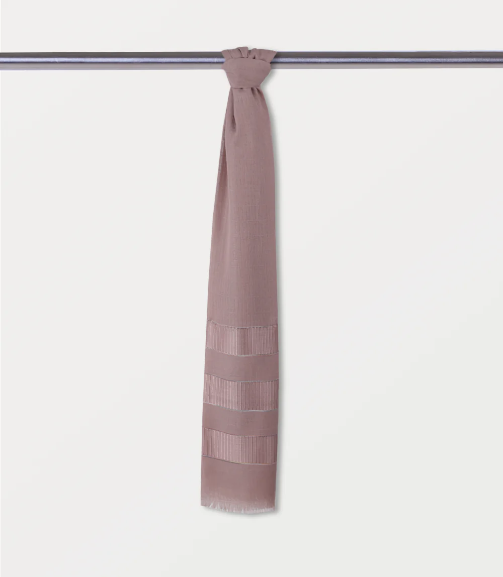 Women Scarf-L PEACH - Image 2