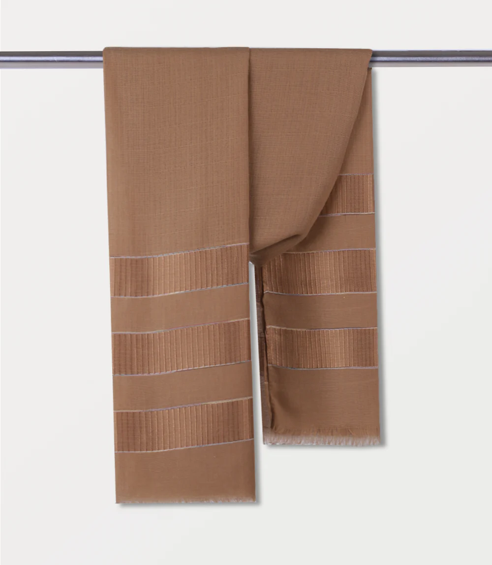 Women Scarf-LIGHT TAN - Image 3