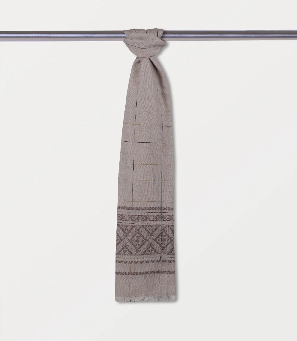 Women Scarf-L BROWN - Image 2