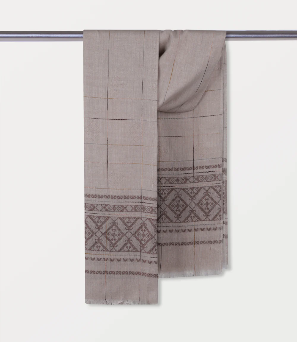 Women Scarf-L BROWN - Image 3