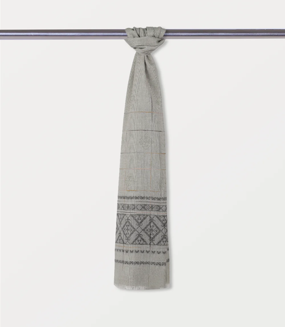 Women Scarf-L GREEN - Image 2
