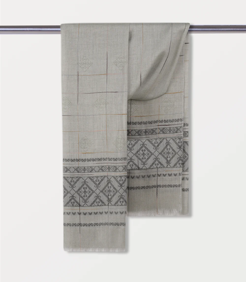 Women Scarf-L GREEN - Image 3