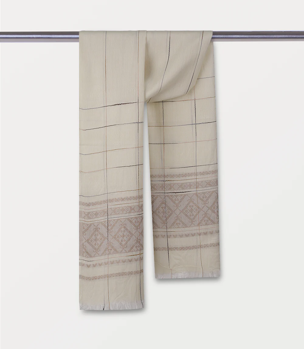 Women Scarf-OFF WHITE - Image 3