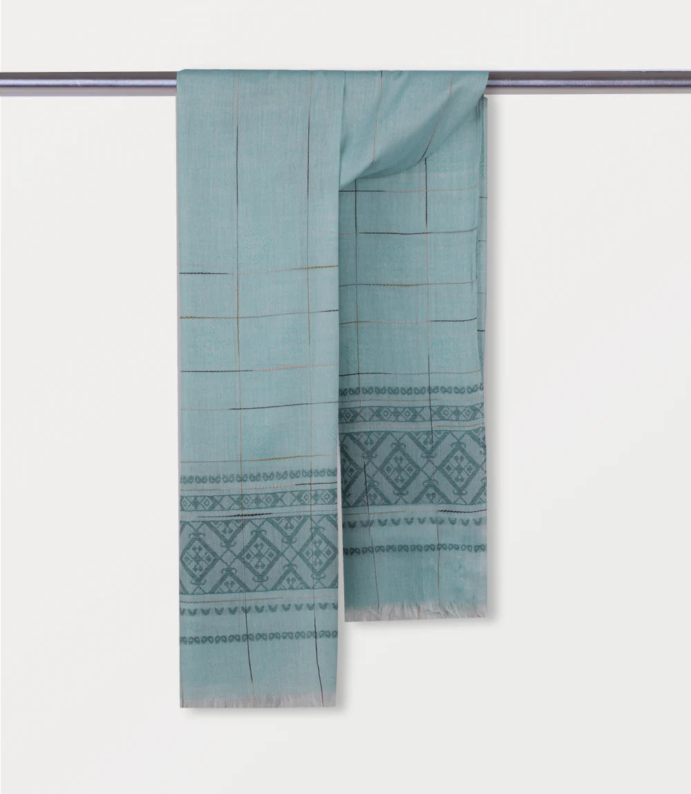 Women Scarf-SEA GREEN - Image 3