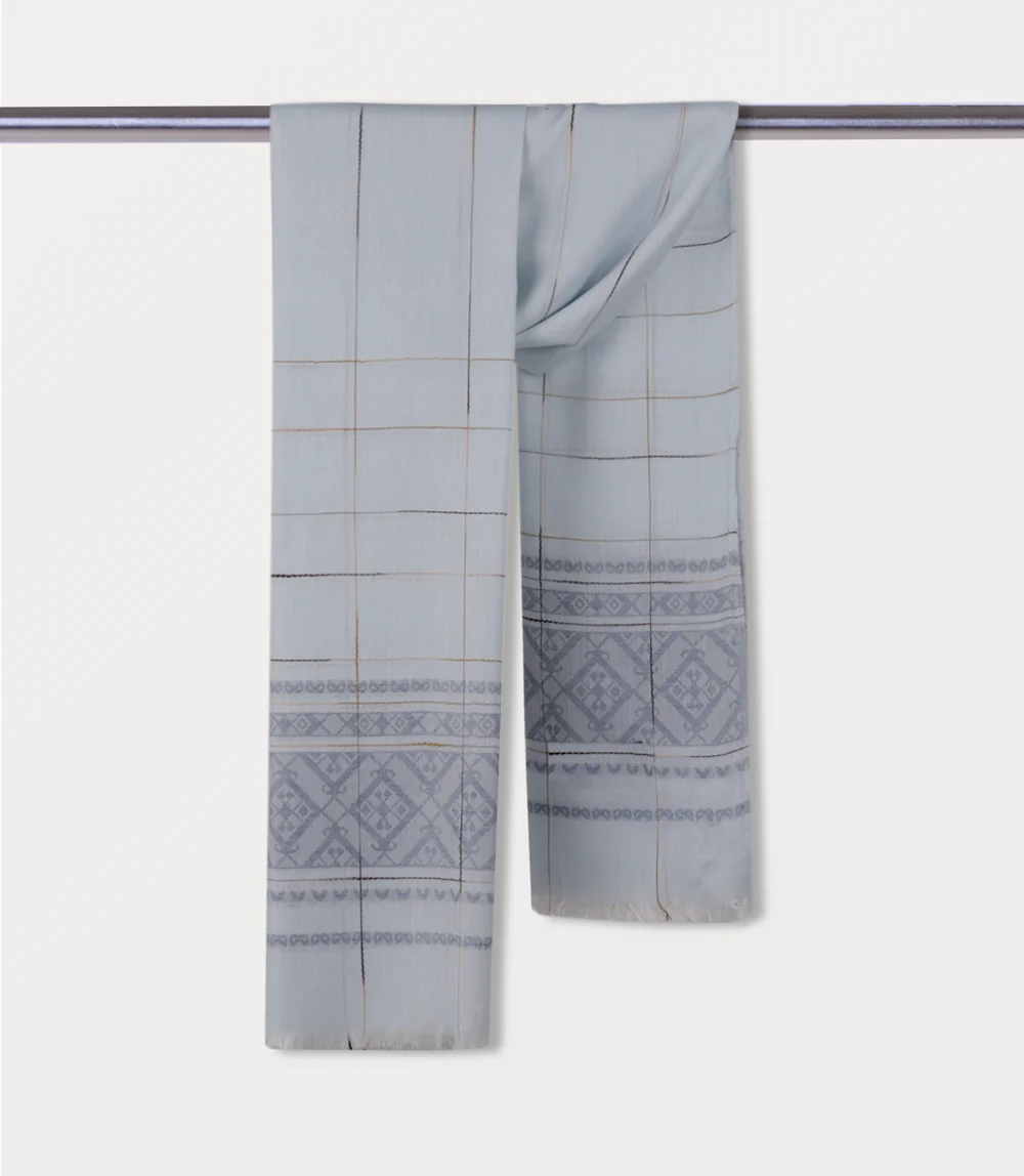 Women Scarf-SKY BLUE - Image 3