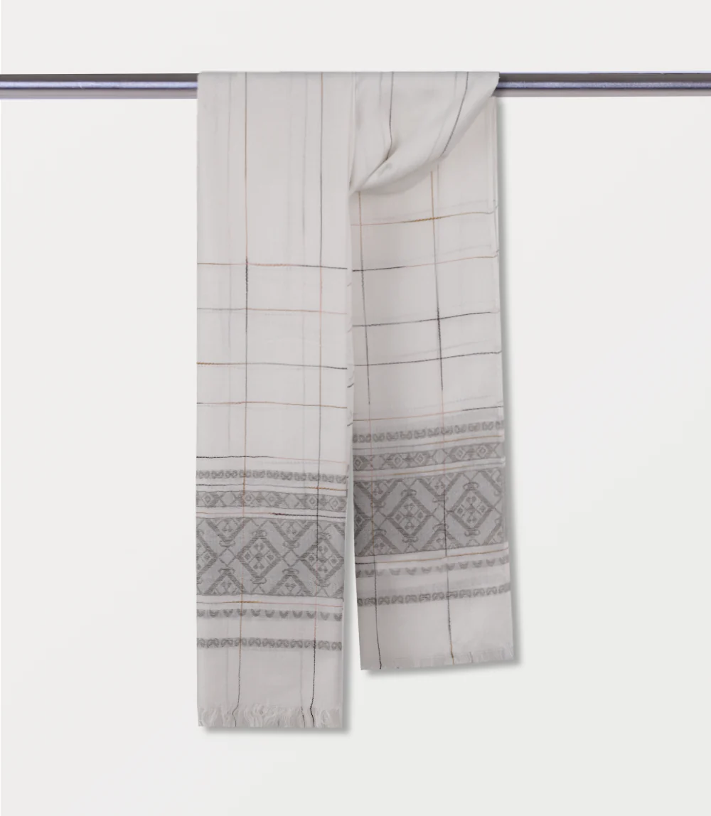 Women Scarf-WHITE - Image 3