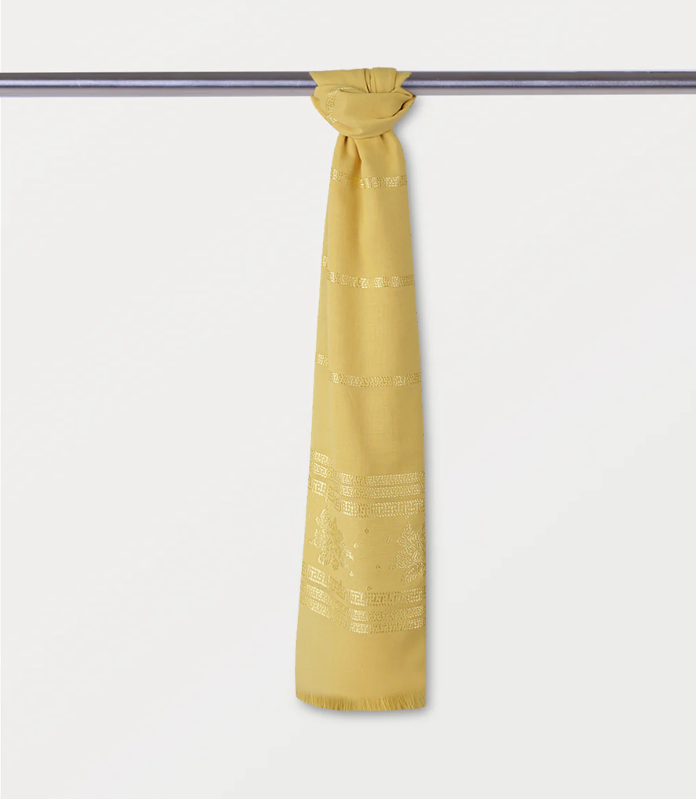 Women Scarf-YELLOW - Image 2