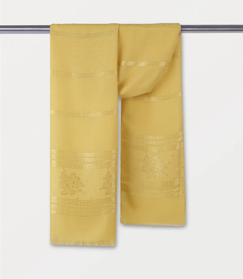 Women Scarf-YELLOW - Image 3