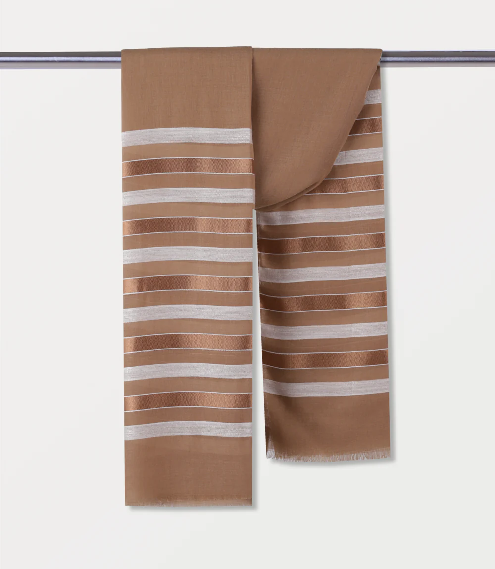 Women Scarf-BROWN - Image 3