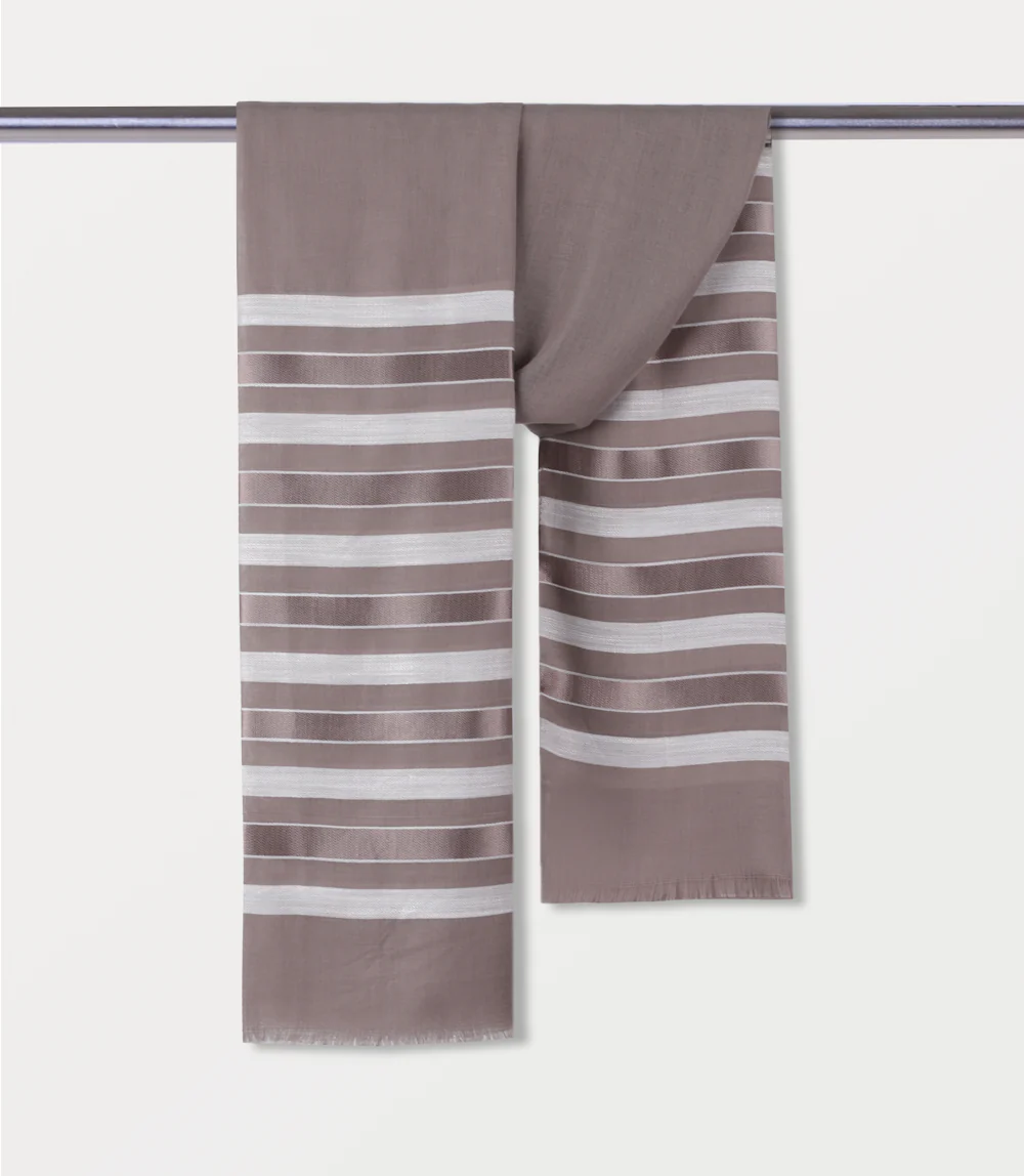 Women Scarf-L GREY - Image 3