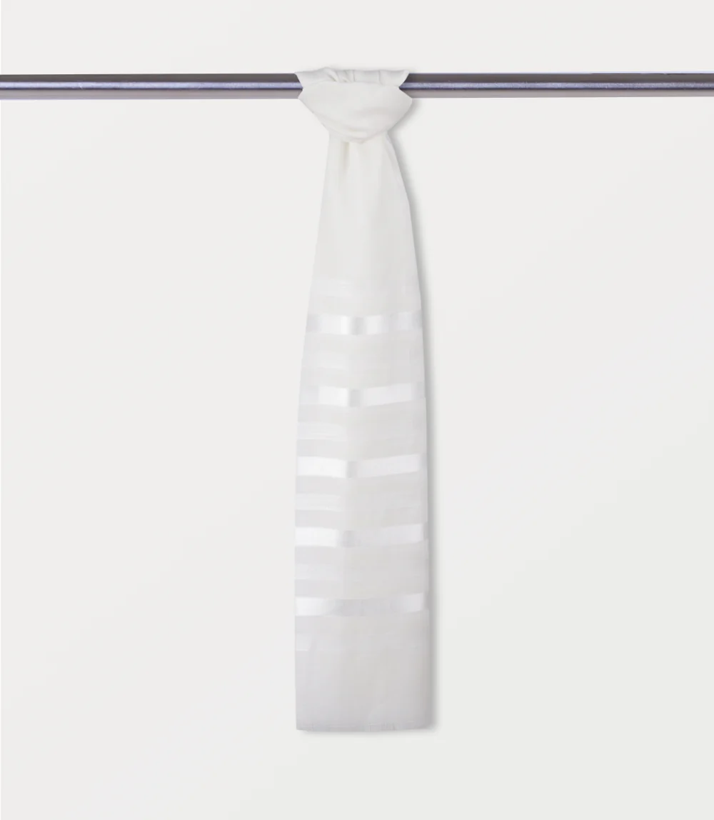 Women Scarf-WHITE - Image 2