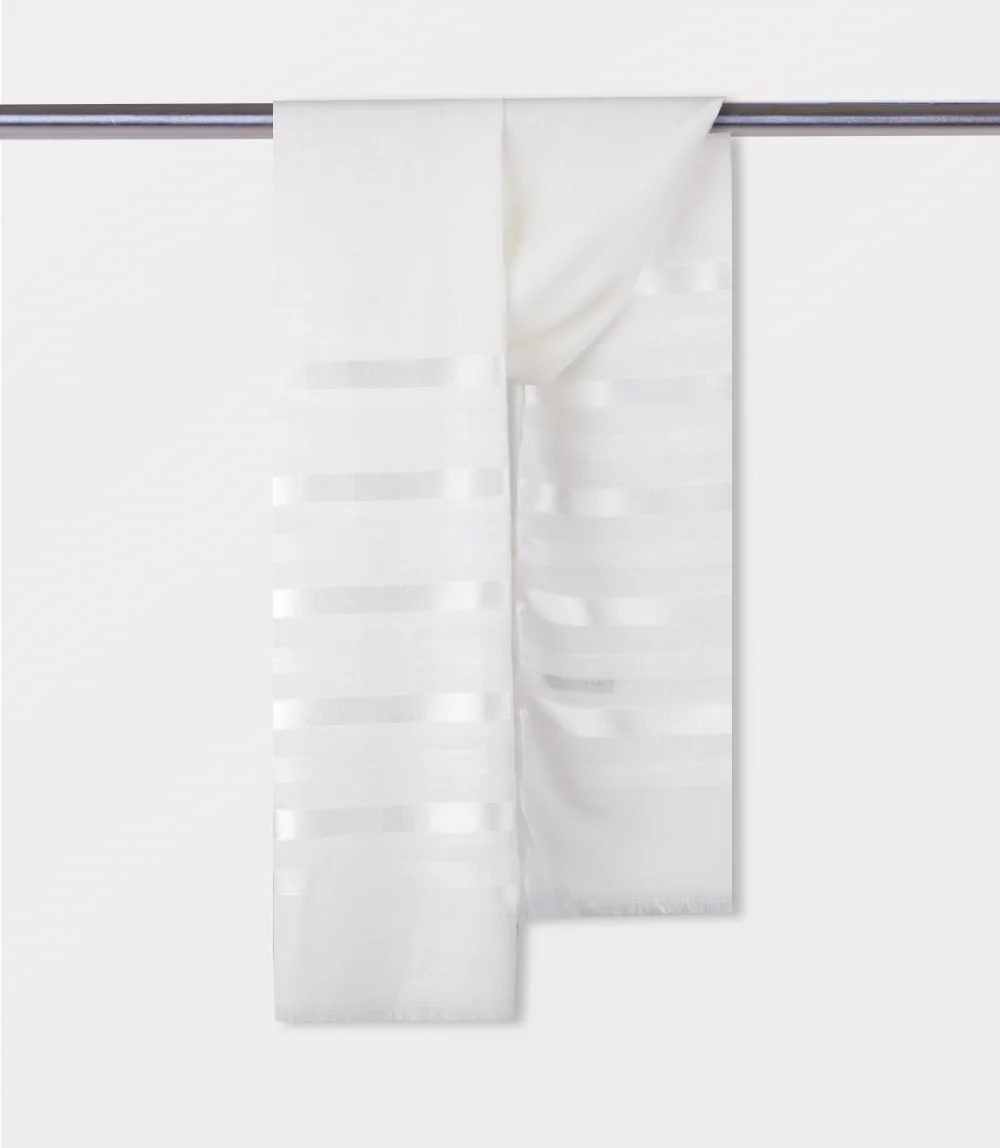 Women Scarf-WHITE - Image 3