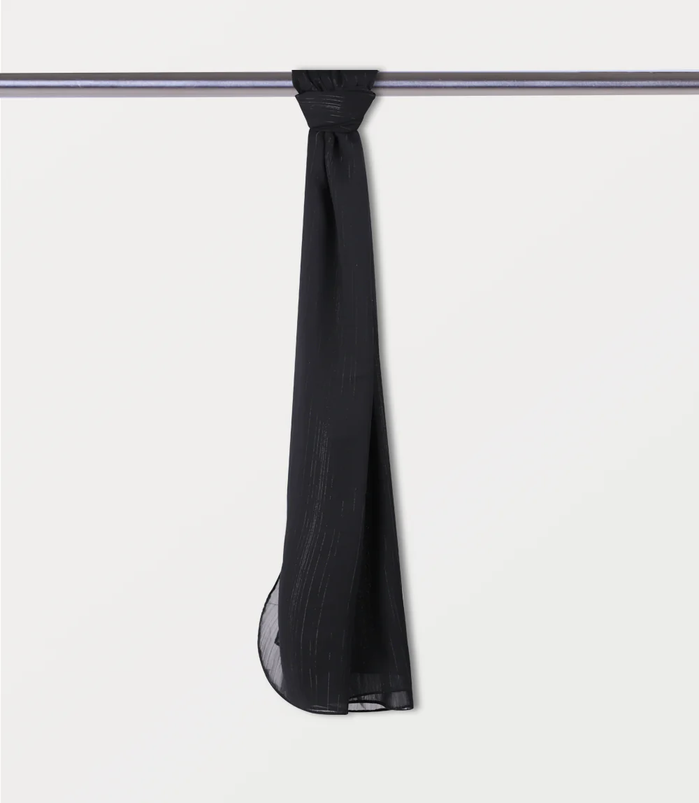 Women Scarf-BLACK - Image 2