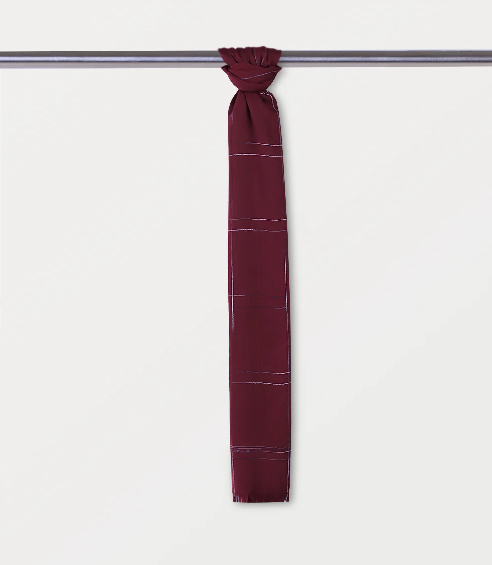 Women Scarf-MAROON - Image 2