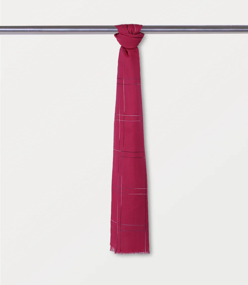 Women Scarf-SHOKINGPINK - Image 2
