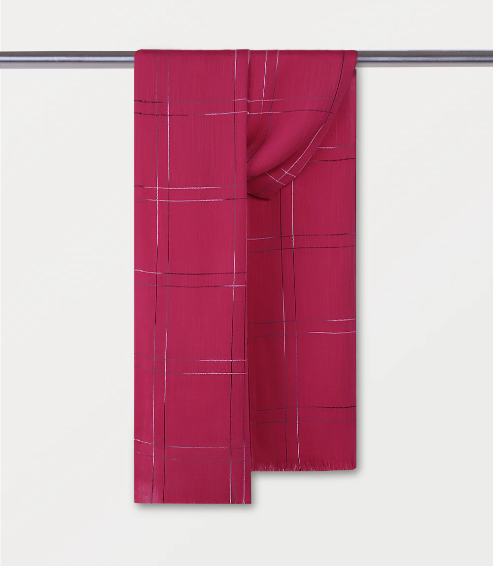 Women Scarf-SHOKINGPINK - Image 3