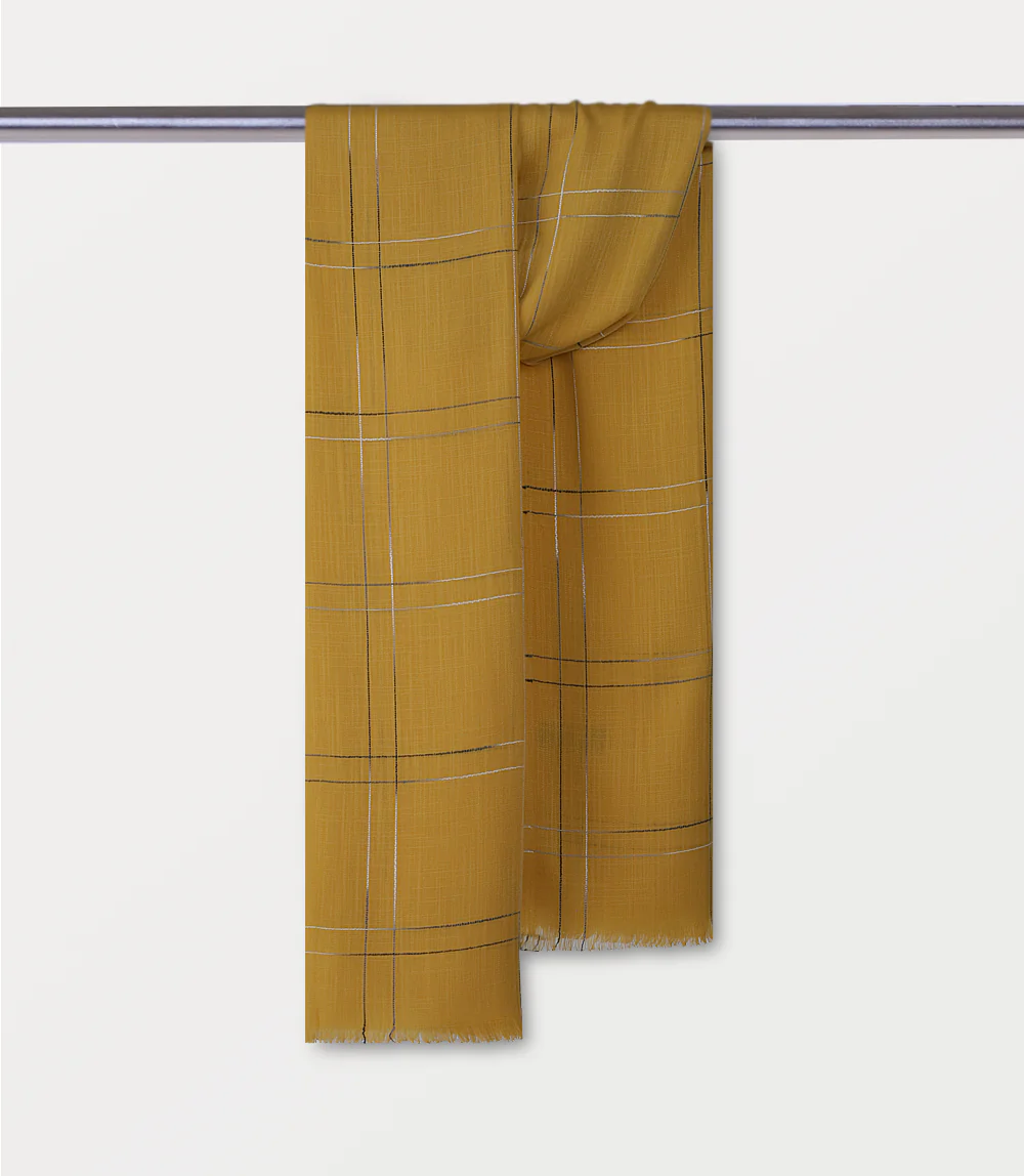 Women Scarf-YELLOW - Image 3