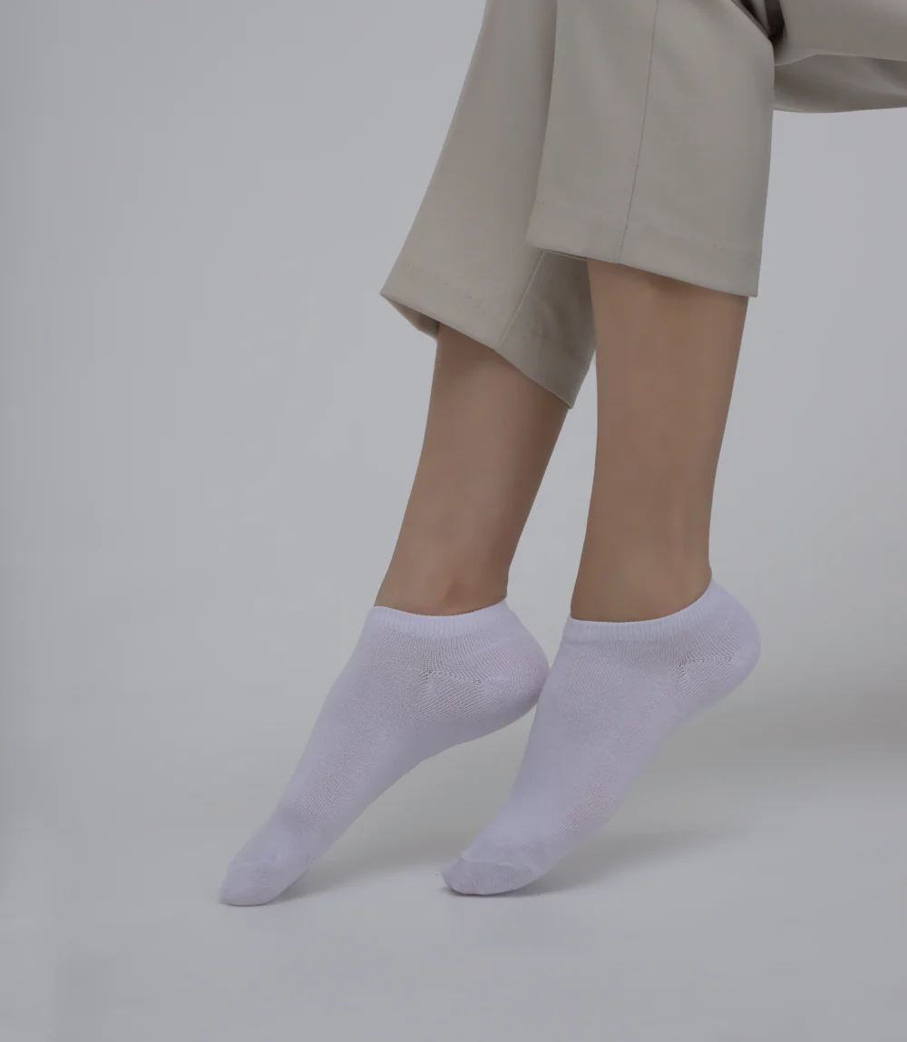 Women Socks-WHITE - Image 2
