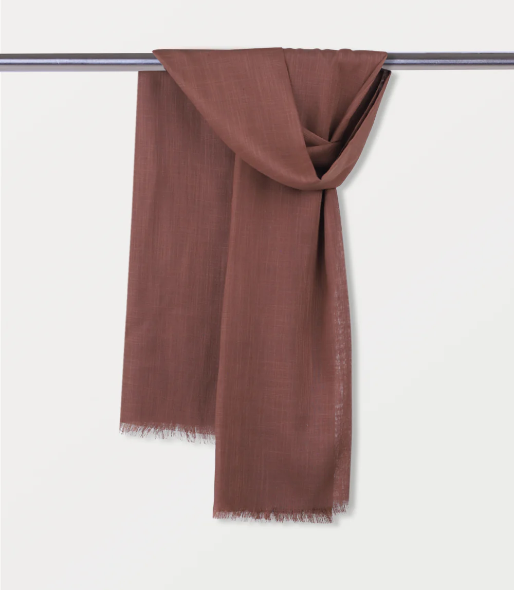 Women Scarf-BROWN - Image 3