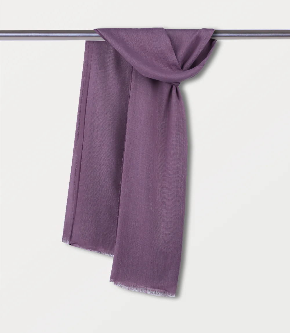 Women Scarf-L PURPLE - Image 3