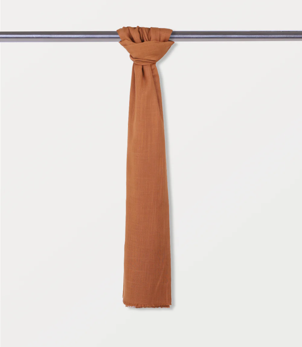 Women Scarf-MUSTARD - Image 2