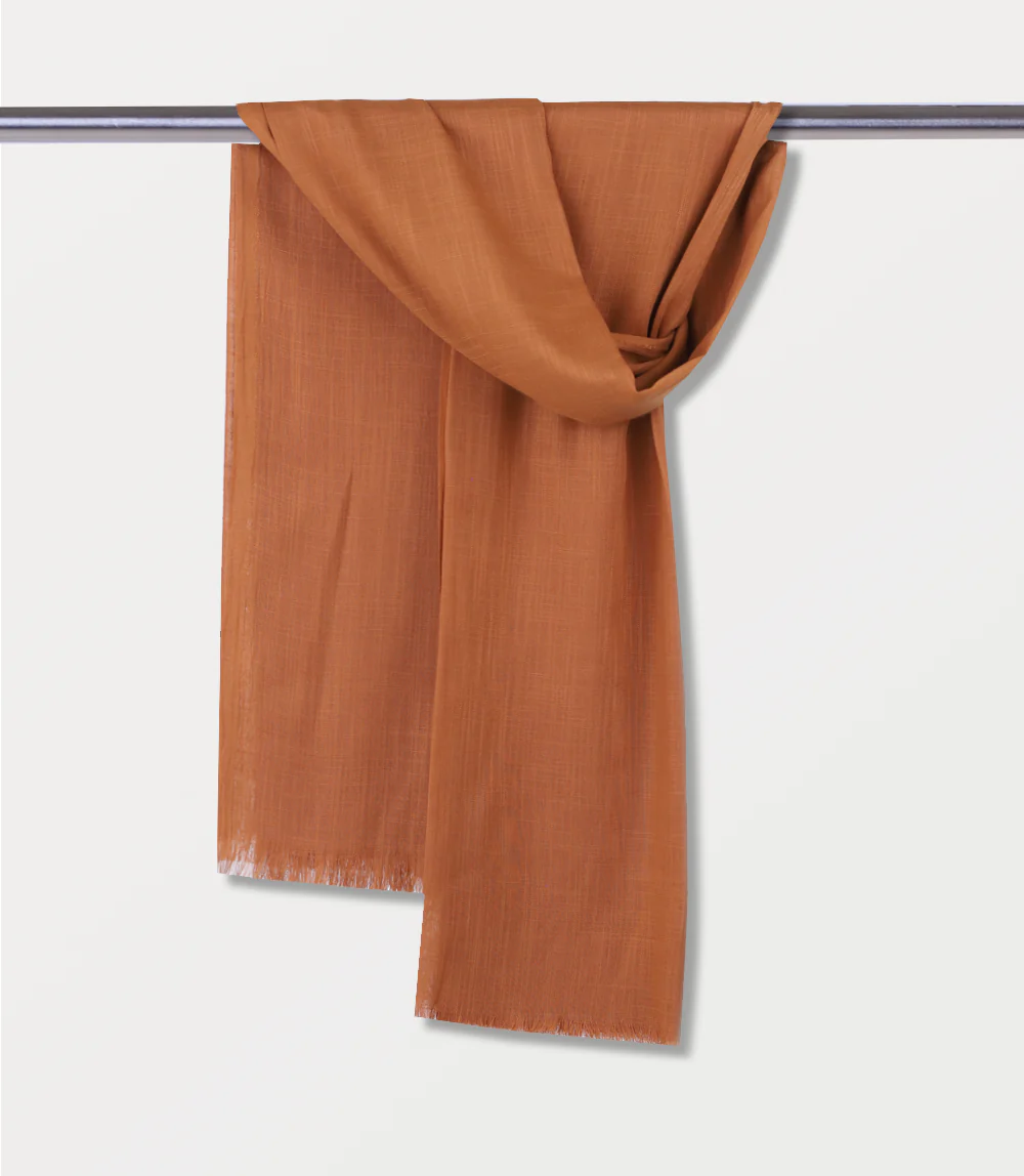 Women Scarf-MUSTARD - Image 3