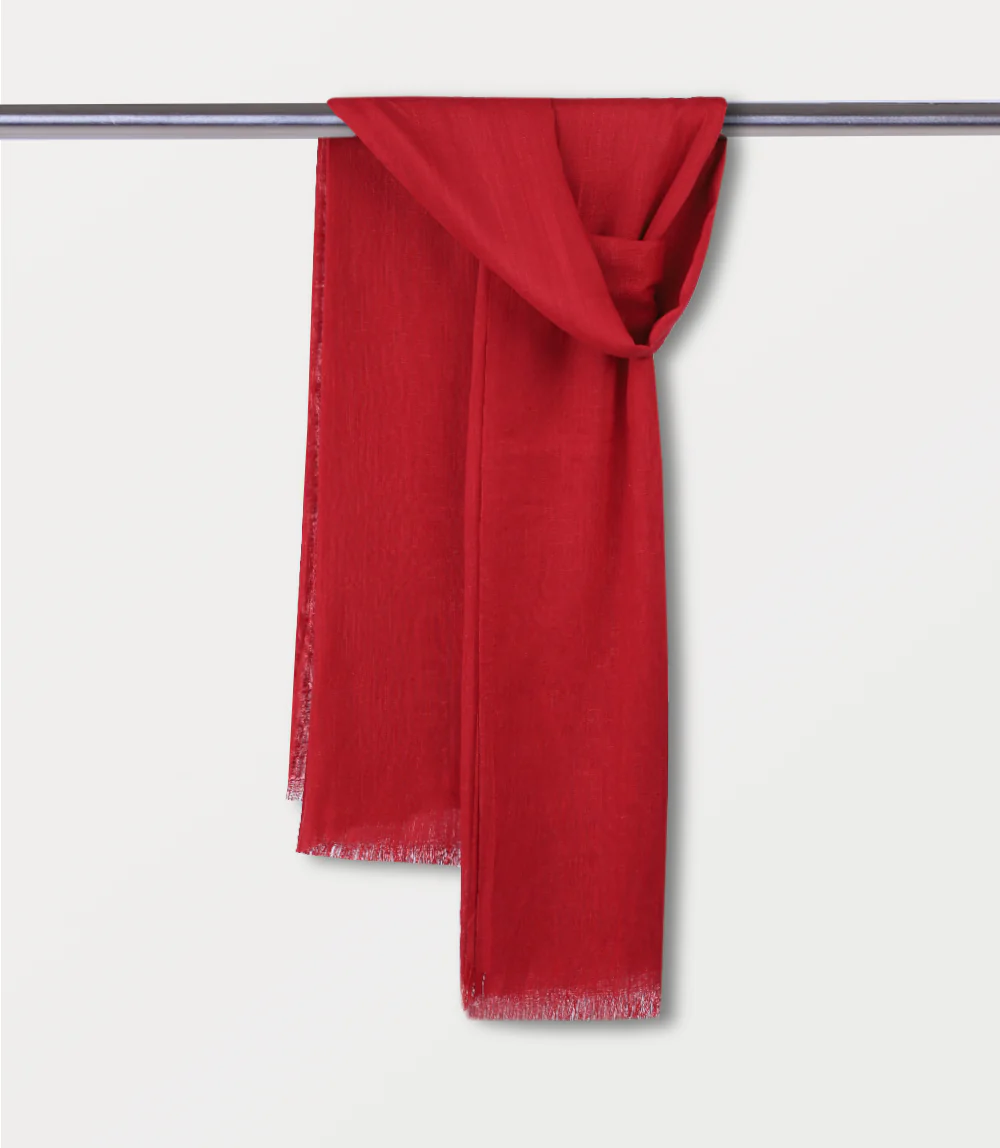 Women Scarf-RED - Image 3