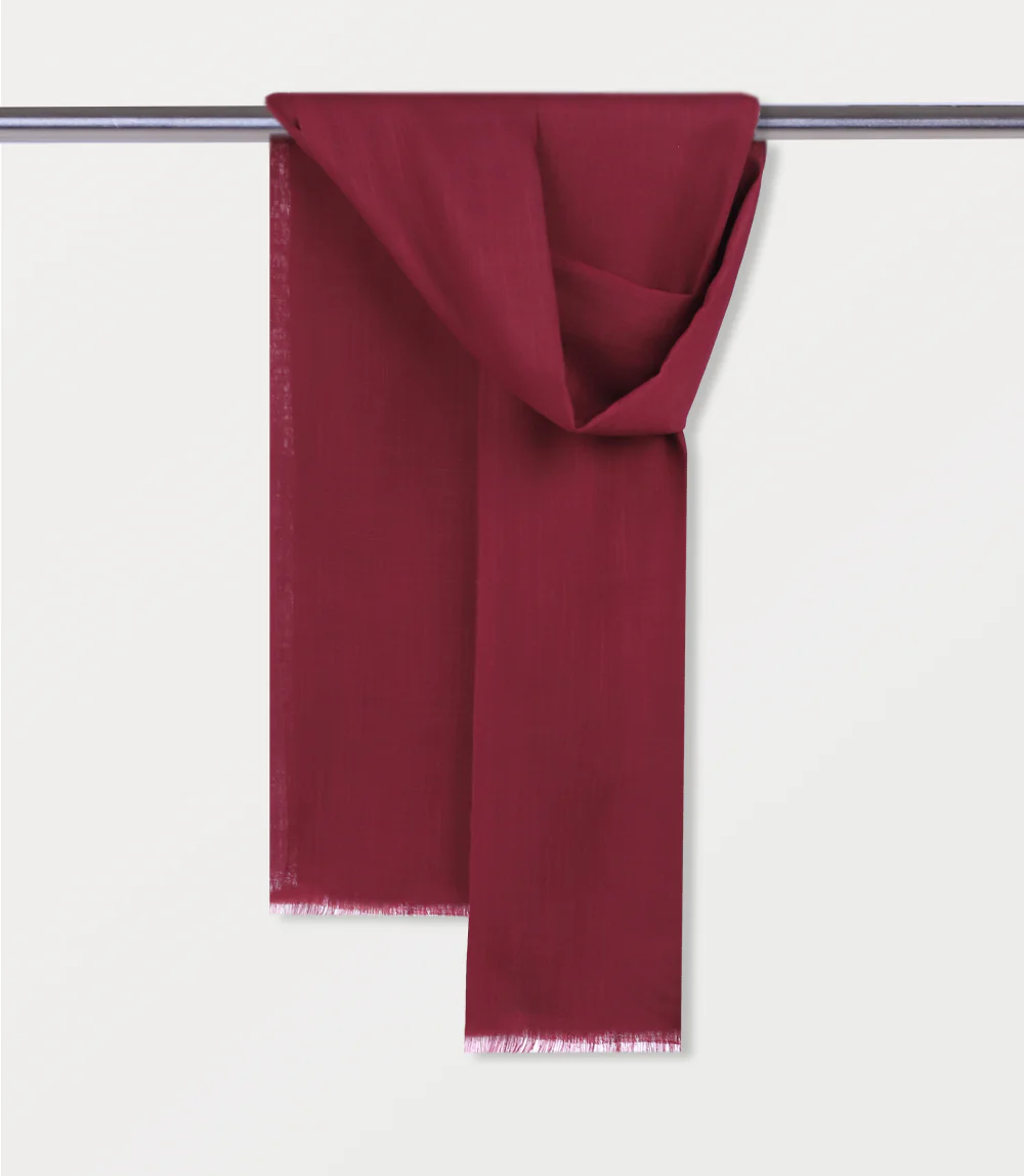 Women Scarf-MAROON - Image 2