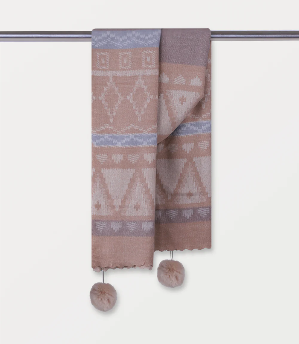 Women Scarf-PEACH - Image 2