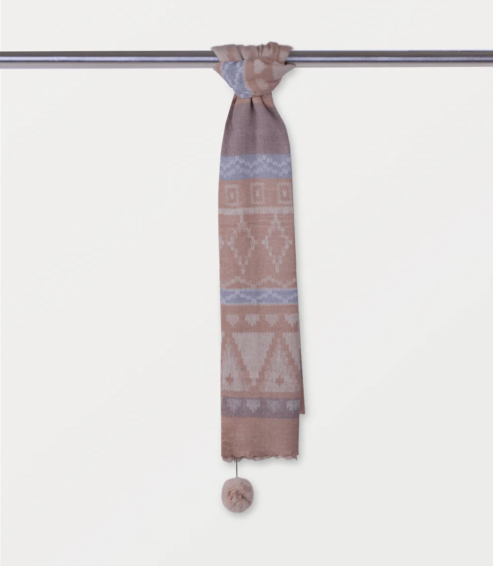 Women Scarf-PEACH - Image 3