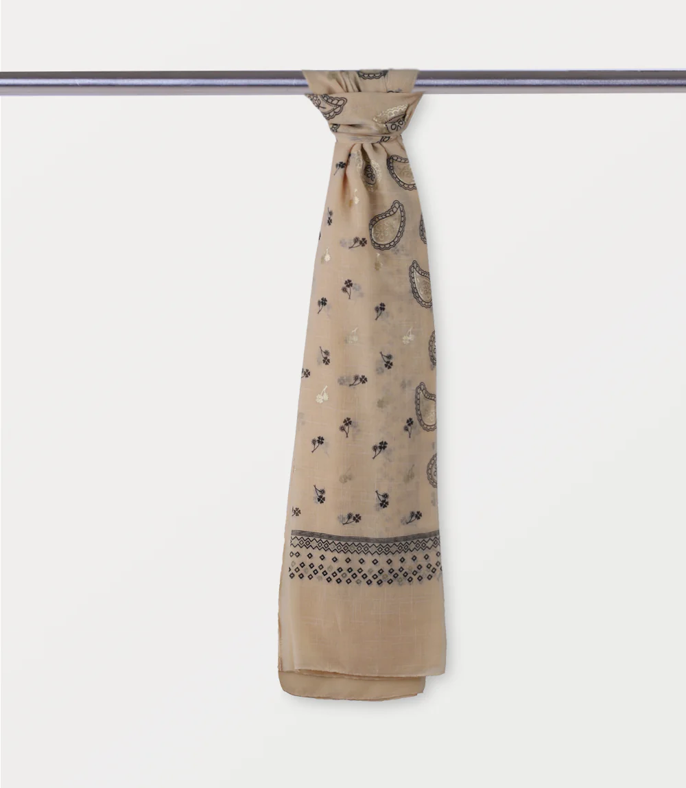 Women Scarf-BEIGE - Image 3