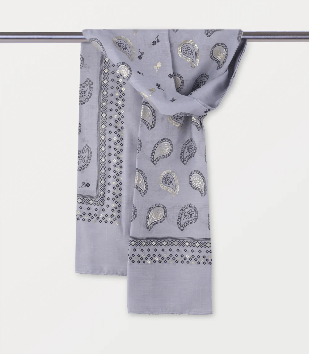 Women Scarf-GREY - Image 2
