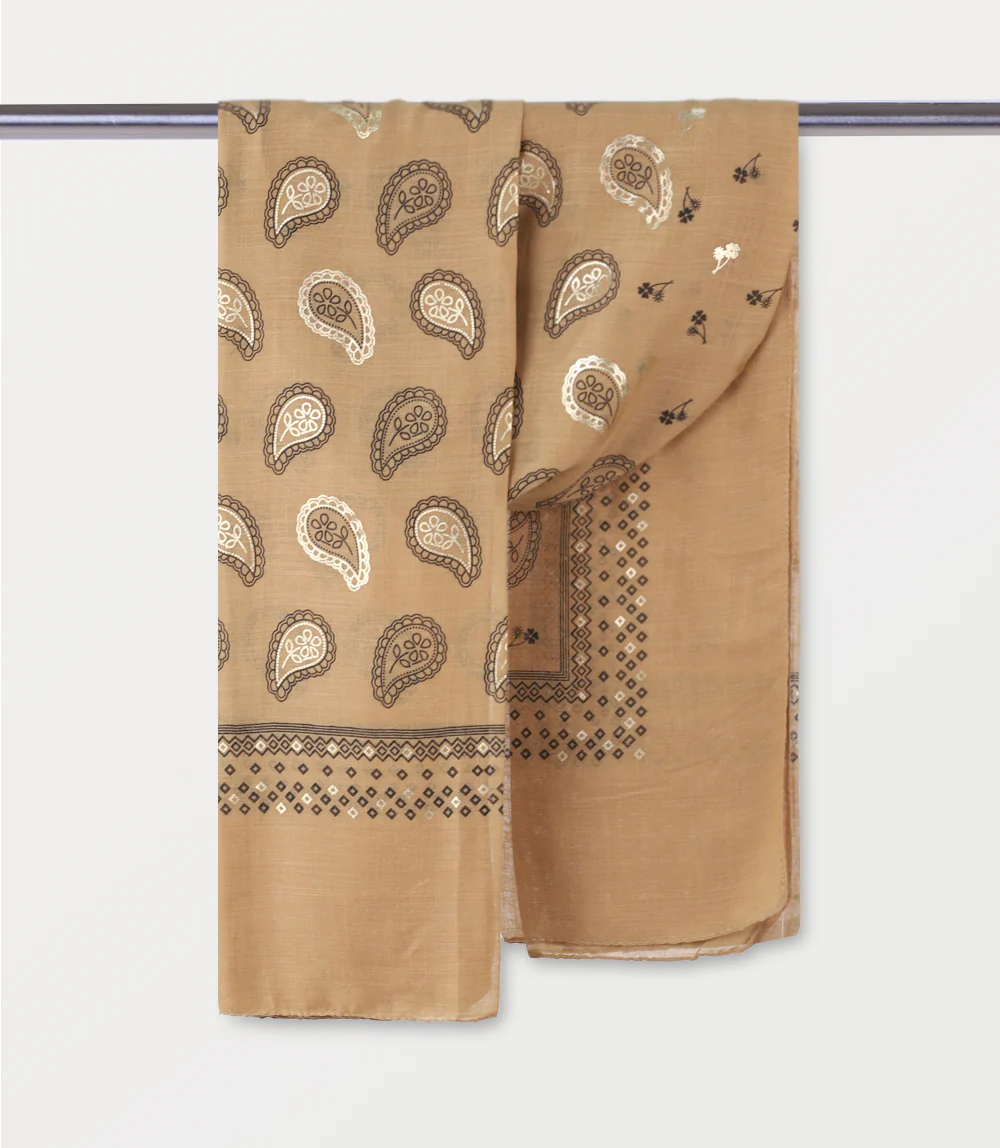 Women Scarf-MUSTARD