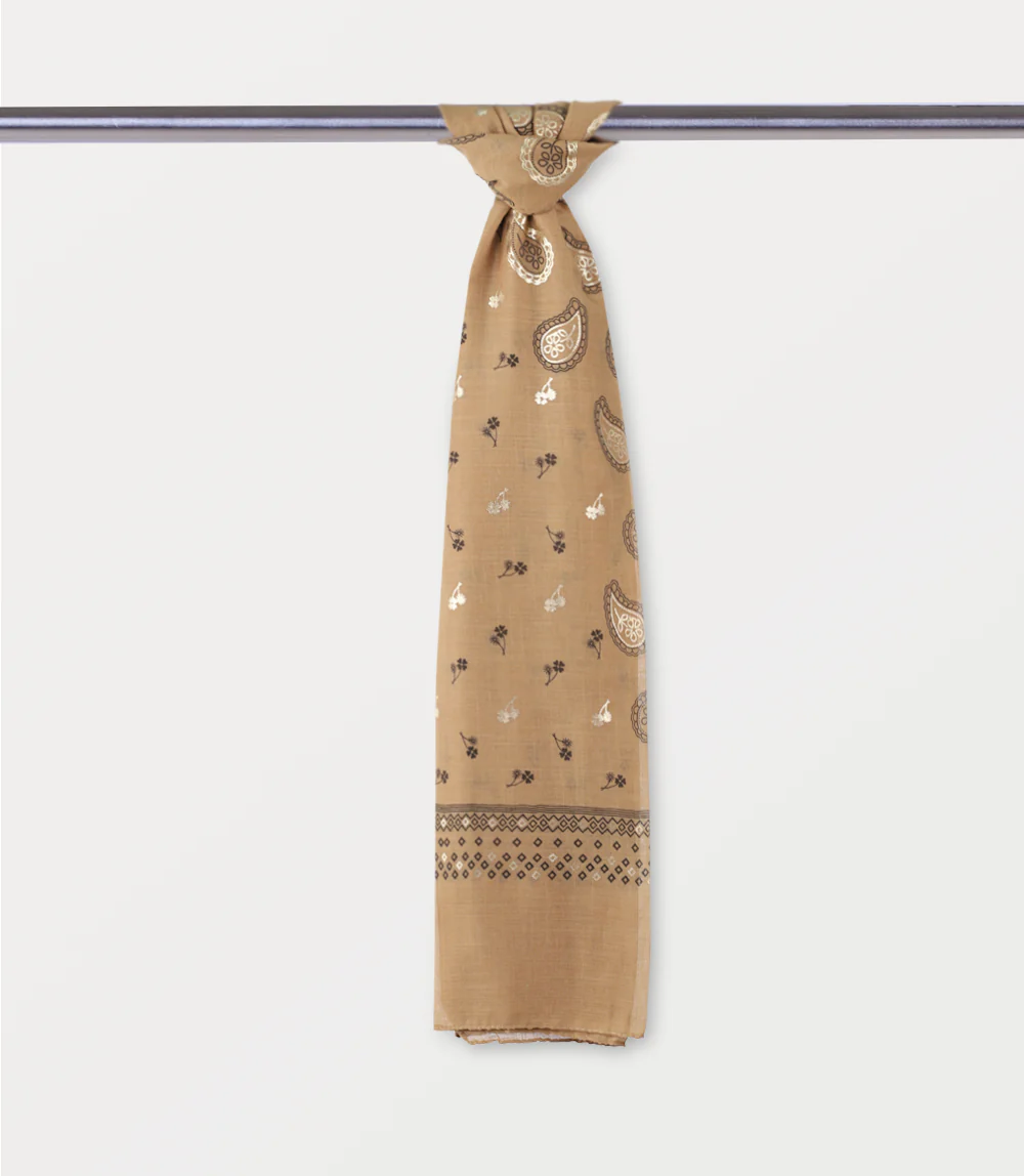Women Scarf-MUSTARD - Image 3
