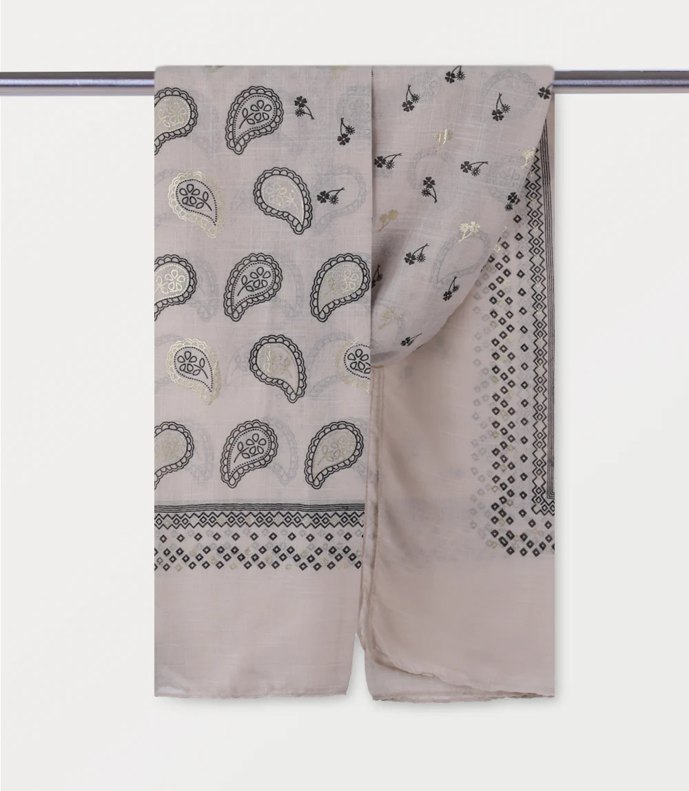 Women Scarf-OFF WHITE - Image 2
