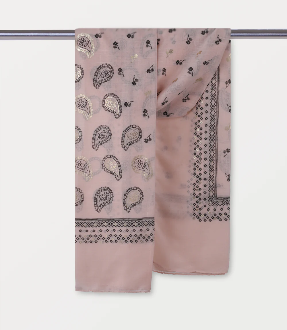 Women Scarf-PEACH - Image 2