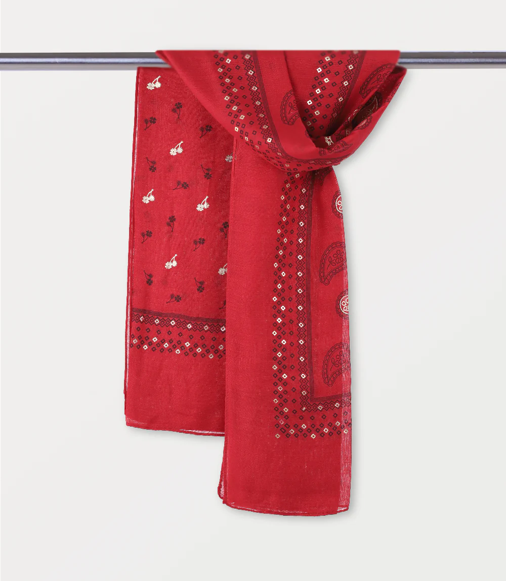 Women Scarf-RED - Image 2