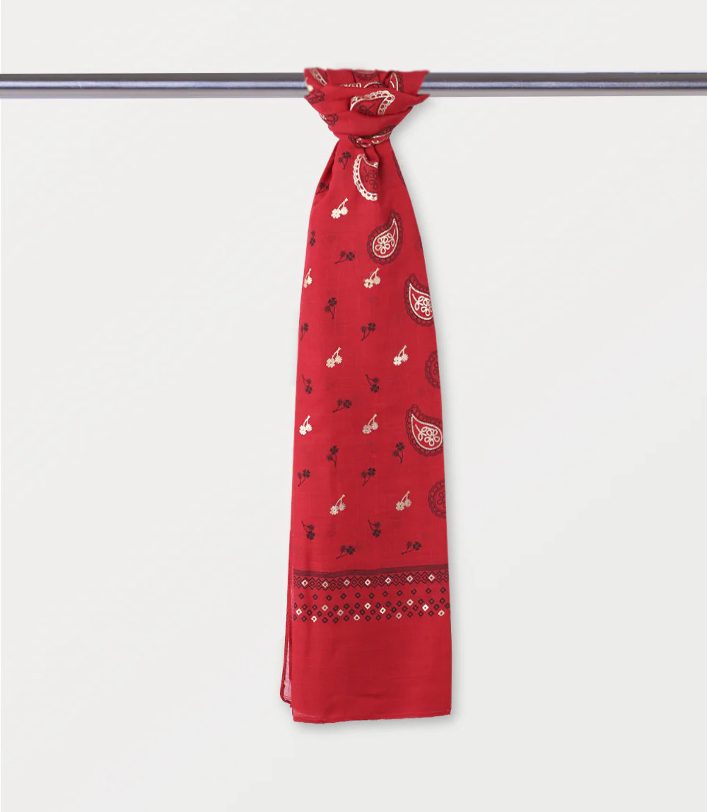 Women Scarf-RED - Image 3