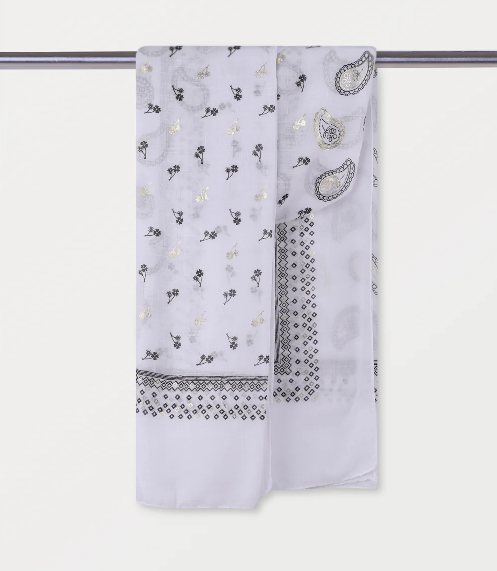 Women Scarf-WHITE