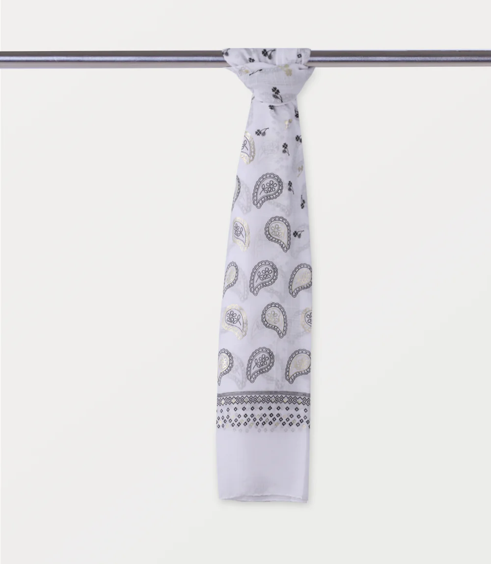 Women Scarf-WHITE - Image 3