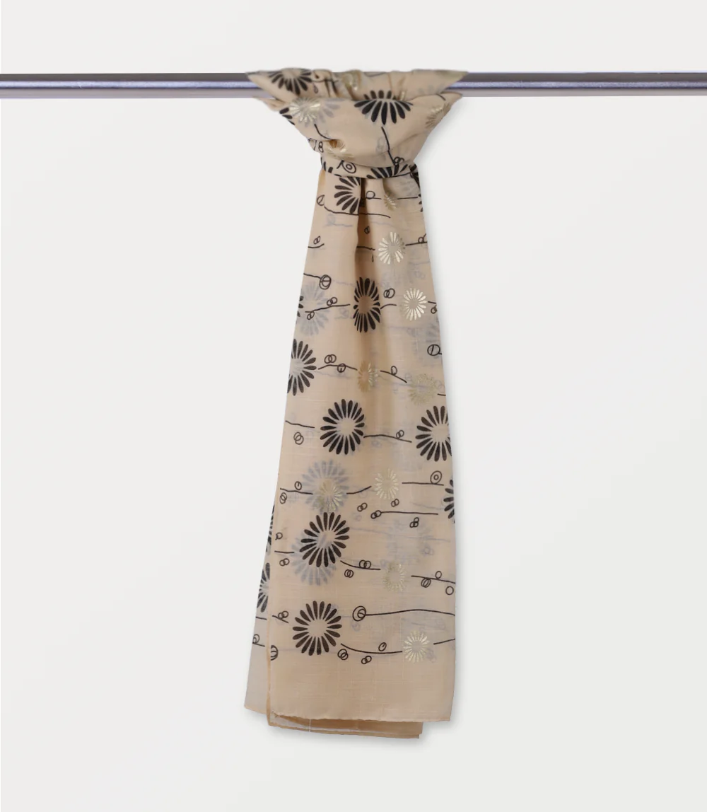 Women Scarf-BEIGE - Image 2