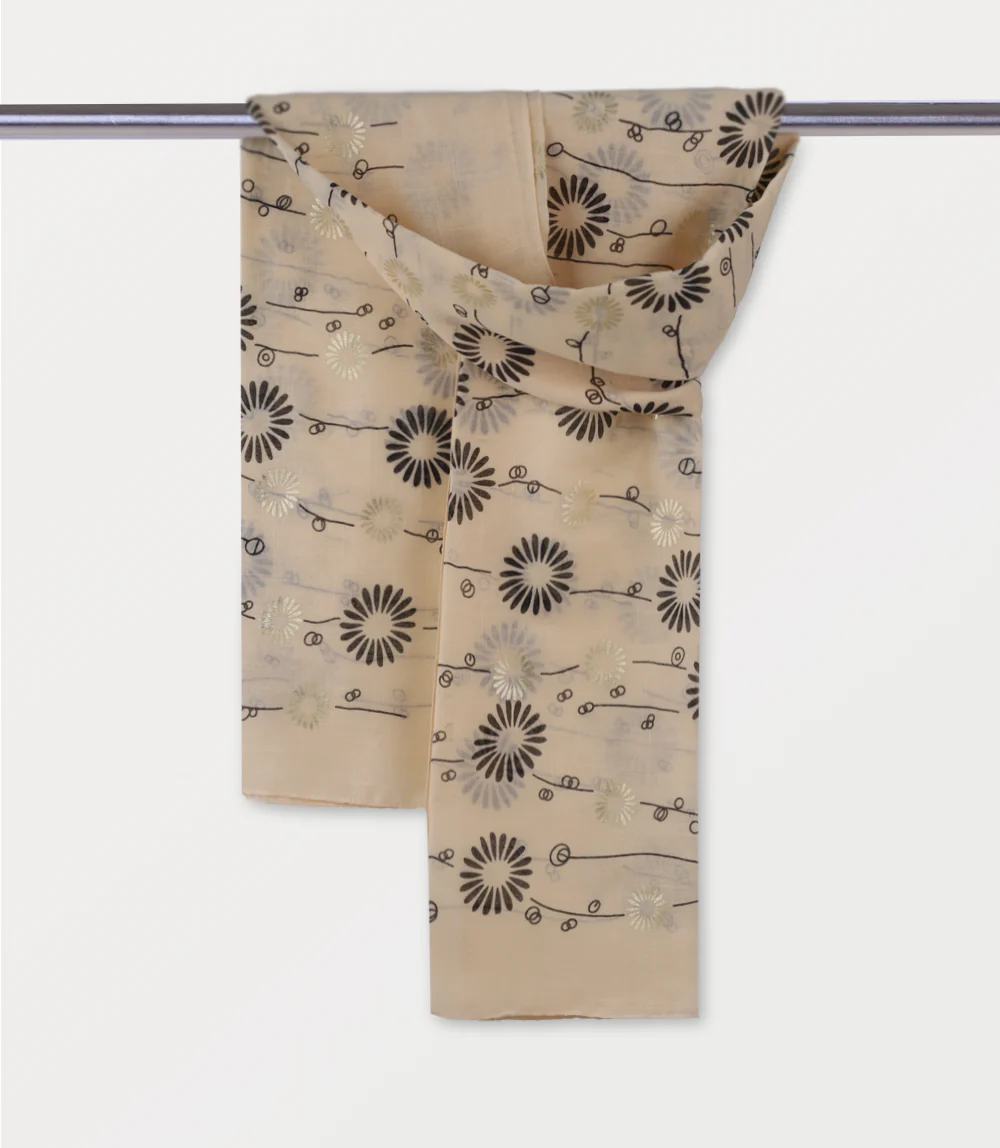Women Scarf-BEIGE - Image 3