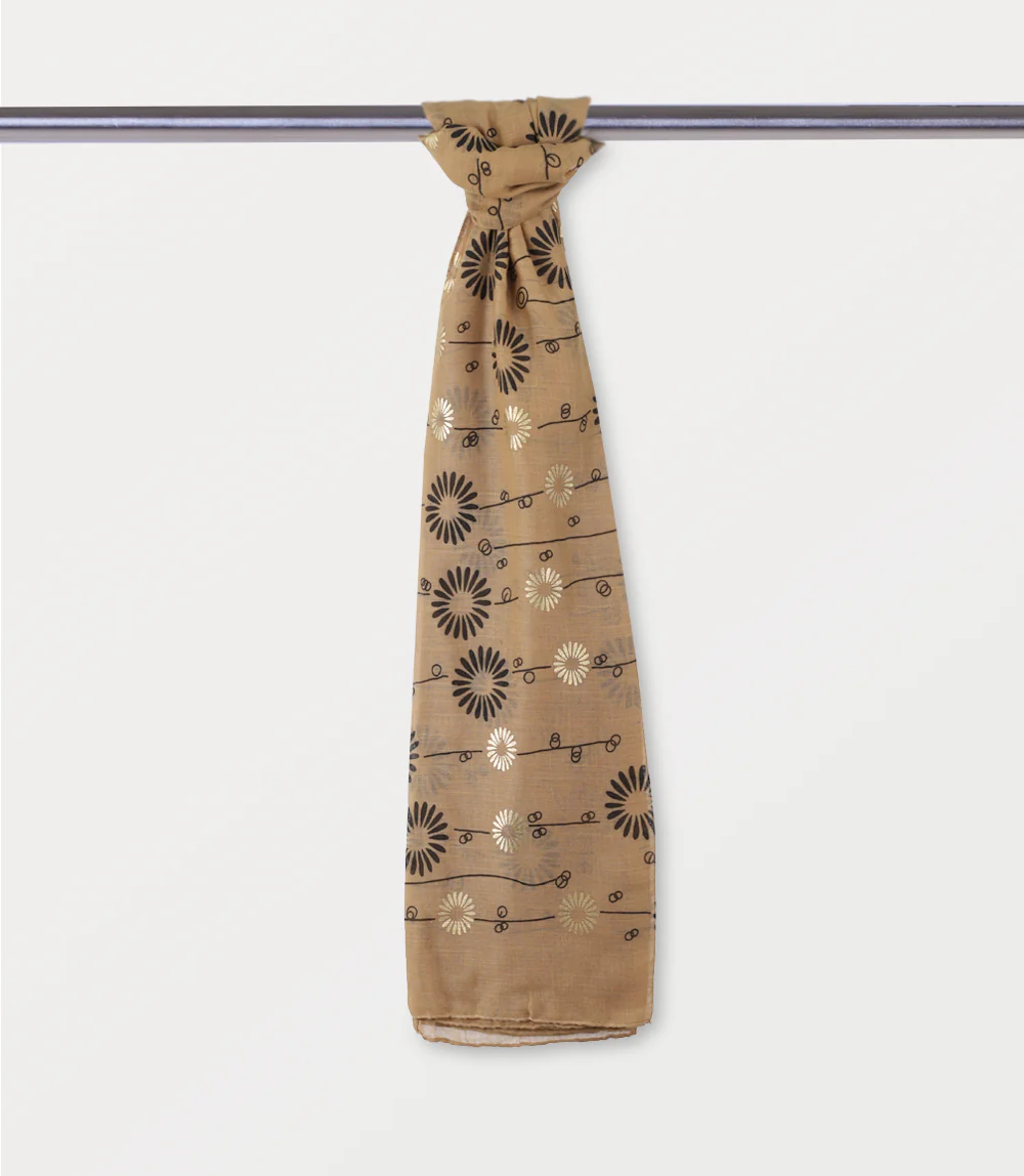 Women Scarf-MUSTARD - Image 3