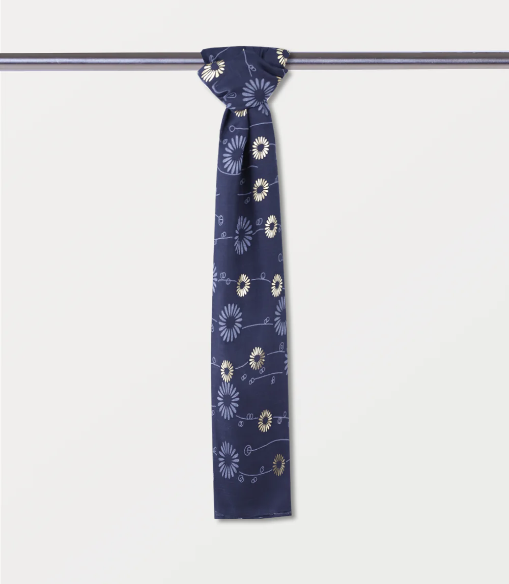 Women Scarf-NAVY - Image 2