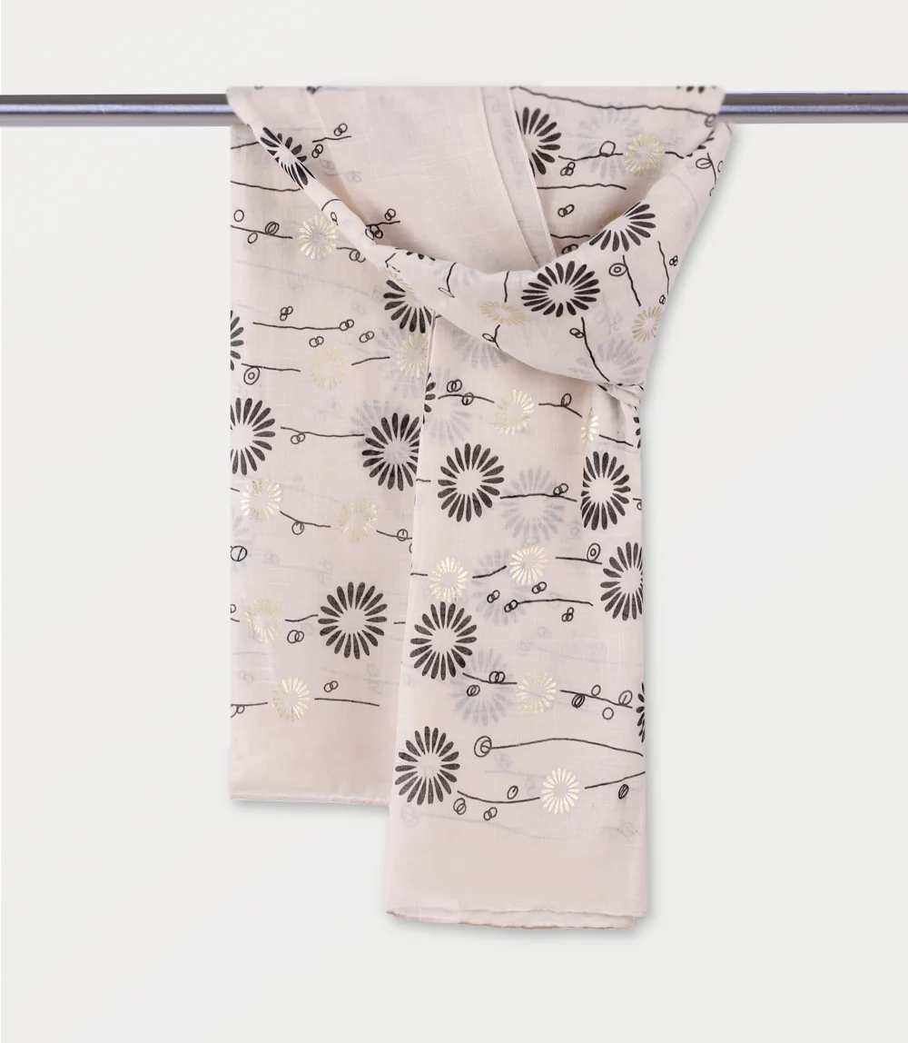 Women Scarf-OFF WHITE - Image 2