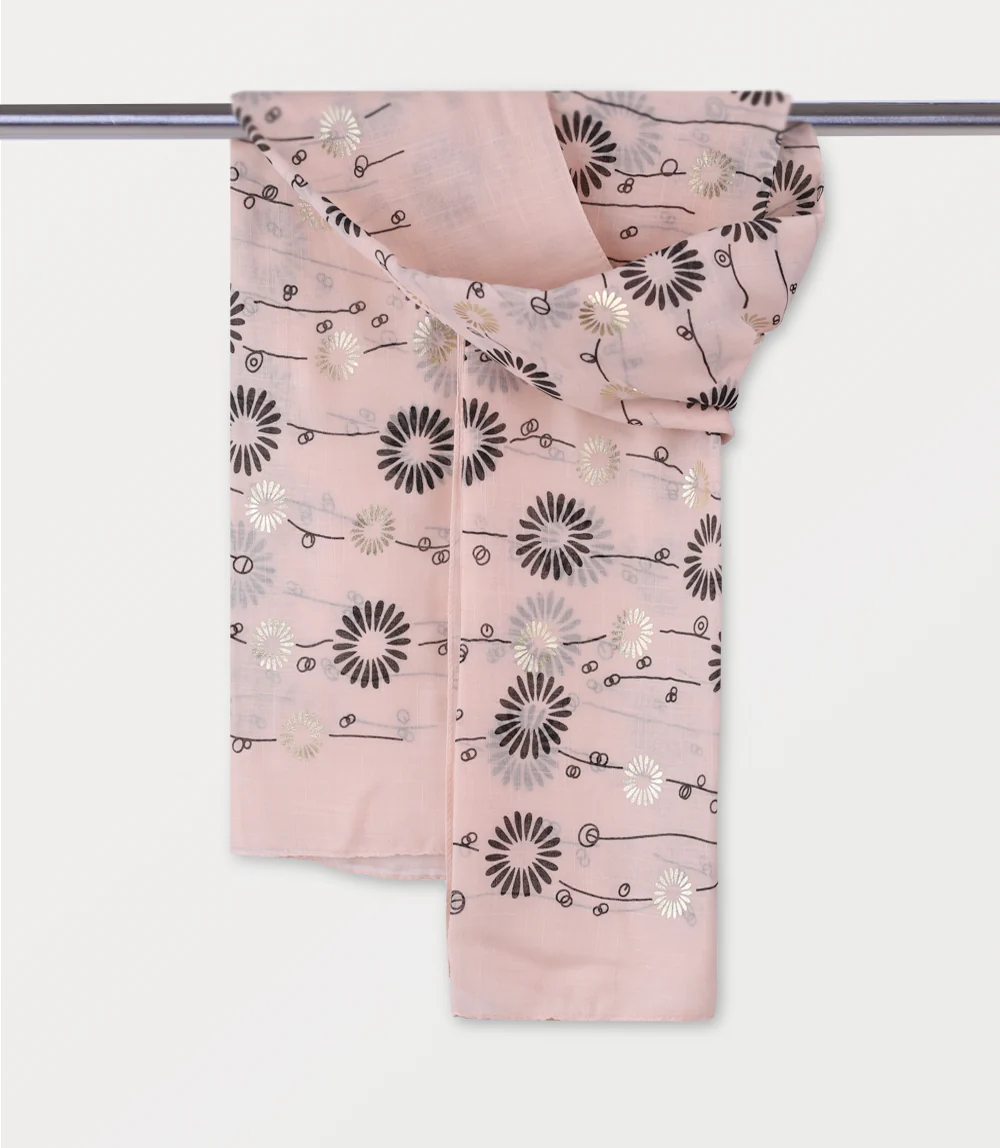 Women Scarf-PEACH - Image 2