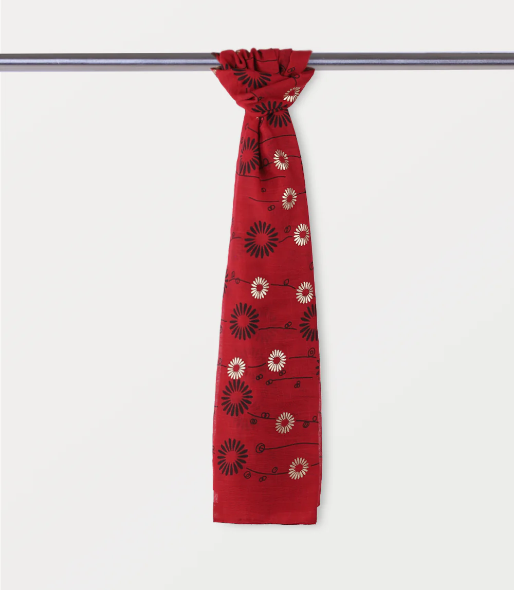 Women Scarf-RED - Image 3