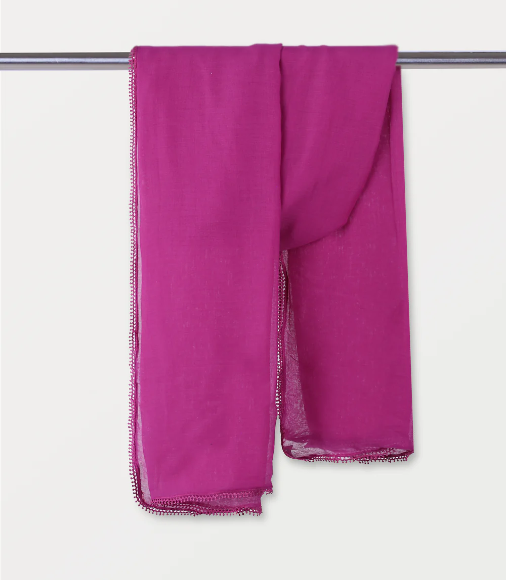 Women Scarf-D MAGENTA