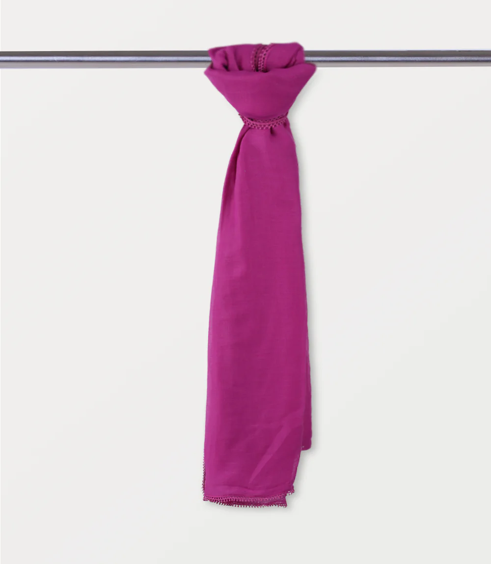 Women Scarf-D MAGENTA - Image 2